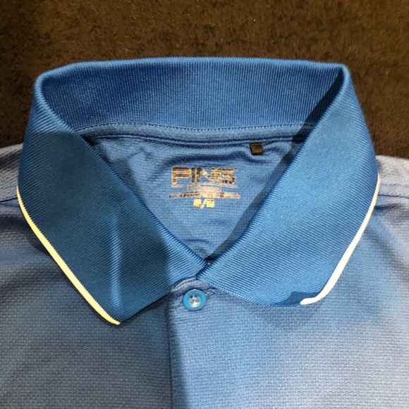 Blue ping golf shirt - Picture 2 of 3
